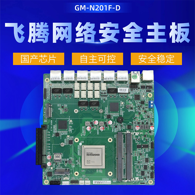 飛騰D2000網(wǎng)絡(luò )安全主板N201F-D(圖1)